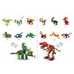 Sluban Vajíčka Qbricks Dino 1ks